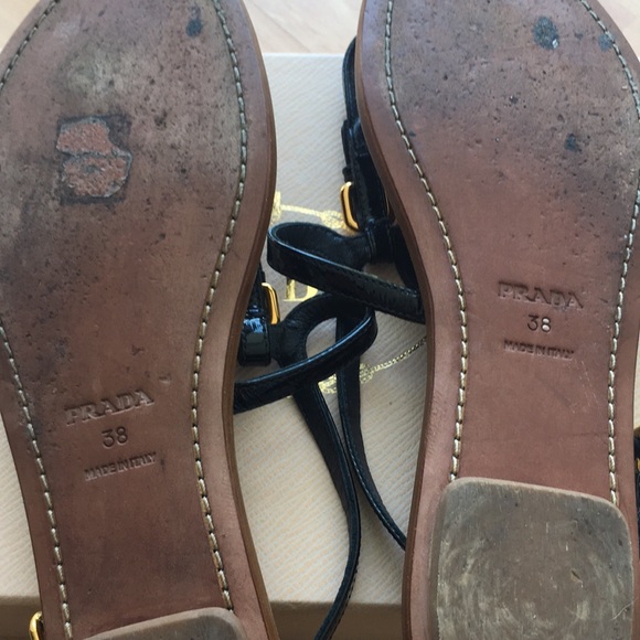 Prada T-bar Strap Sandals - Picture 2 of 3